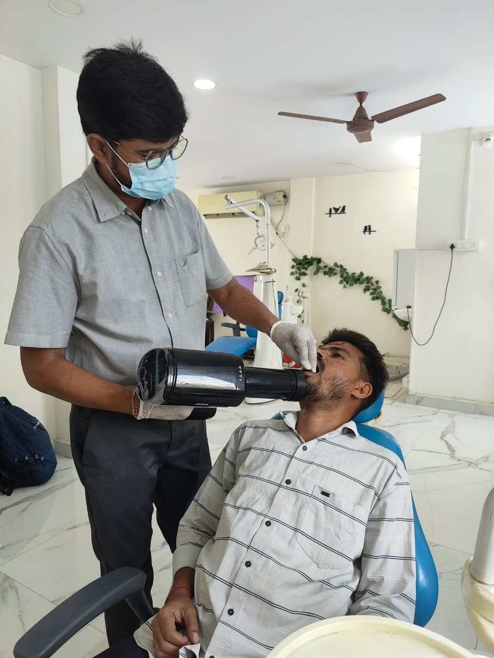 X-Ray Scan in Progress